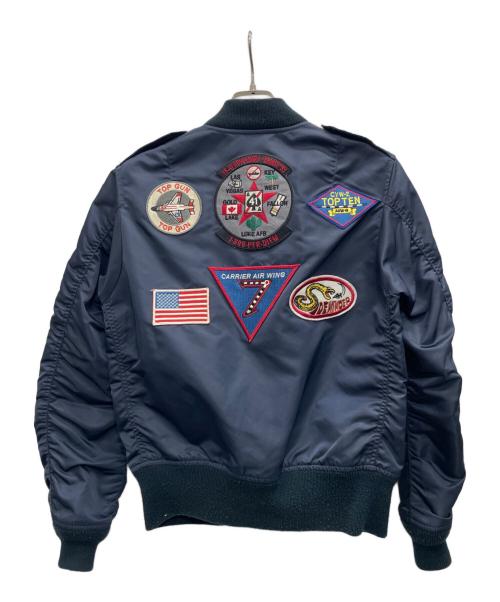 AVIREX（アヴィレックス）AVIREX (アヴィレックス) MA-1ジャケット ネイビー サイズ:Mの古着・服飾アイテム