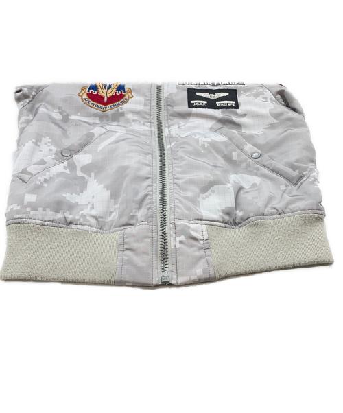 AVIREX（アヴィレックス）AVIREX (アヴィレックス) アメリカ空軍70周年記念タイプ MA-1ジャケット グレー サイズ:Mの古着・服飾アイテム