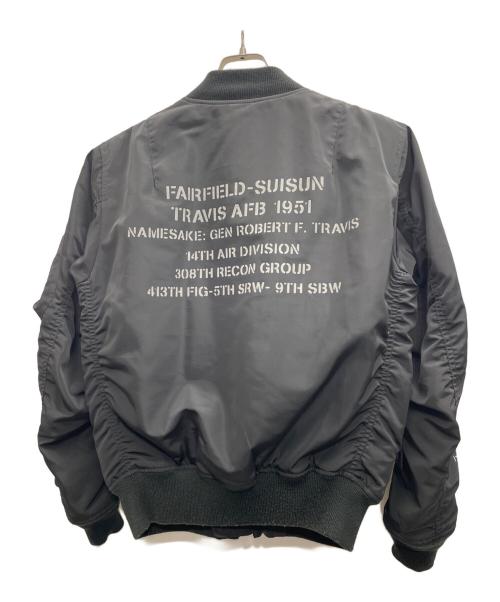 AVIREX（アヴィレックス）AVIREX (アヴィレックス) MA-1ジャケット ブラック サイズ:Mの古着・服飾アイテム