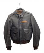 AVIREXアヴィレックス）の古着「A-2 レザーフライトジャケット」｜ブラウン