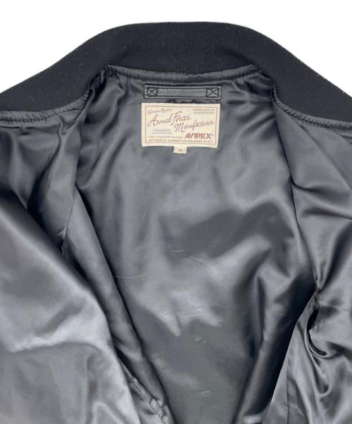 AVIREX（アヴィレックス）AVIREX (アヴィレックス) レザージャケット ブラック サイズ:Mの古着・服飾アイテム