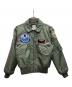 HOUSTON（ヒューストン）の古着「フライトジャケット」｜カーキ
