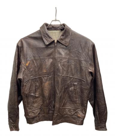 中古・古着通販】Spiegel (シュピーゲル) レザージャケット ブラウン