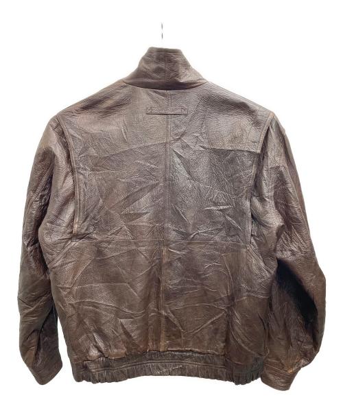 Spiegel（シュピーゲル）Spiegel (シュピーゲル) レザージャケット ブラウン サイズ:LTの古着・服飾アイテム