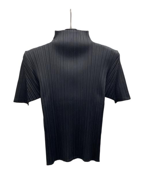 PLEATS PLEASE（プリーツプリーズ）PLEATS PLEASE (プリーツプリーズ) 半袖カットソー ブラック サイズ:3の古着・服飾アイテム