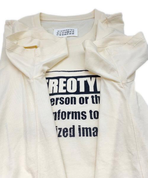 Maison Margiela（メゾンマルジェラ）Maison Margiela (メゾンマルジェラ) 半袖カットソー グレー サイズ:44の古着・服飾アイテム