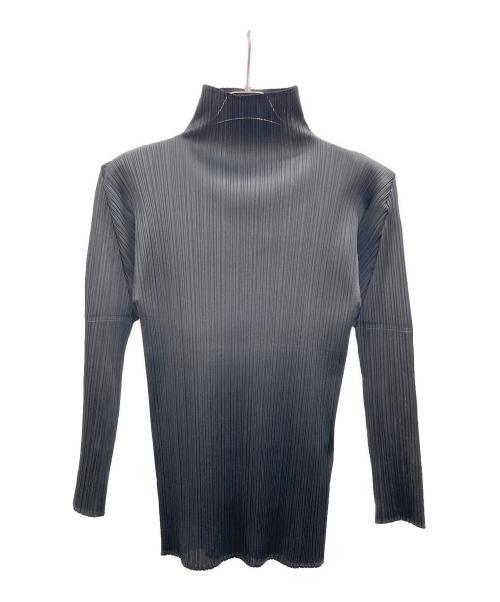 PLEATS PLEASE（プリーツプリーズ）PLEATS PLEASE (プリーツプリーズ) 長袖カットソー ブラック サイズ:Mの古着・服飾アイテム