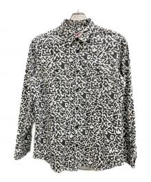 SUPREME（シュプリーム）の古着「長袖シャツ」｜ブラック×ホワイト