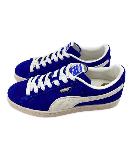 PUMA（プーマ）PUMA (プーマ) SUEDE CHARLES F. STEAD III CLYDE ROYAL-PUMA WHITE ブルー サイズ:8の古着・服飾アイテム