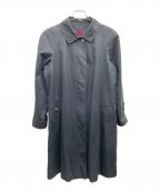 BURBERRYバーバリー）の古着「ステンカラーコート」｜ブラック
