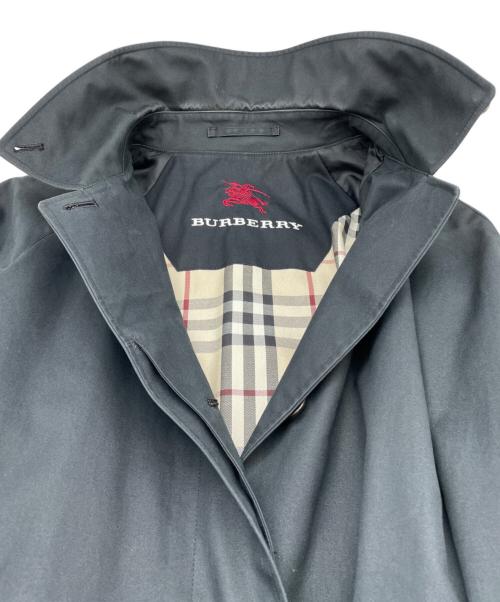 BURBERRY（バーバリー）BURBERRY (バーバリー) ステンカラーコート ブラック サイズ:9の古着・服飾アイテム