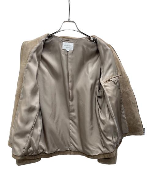 STILL BY HAND（スティルバイハンド）STILL BY HAND (スティルバイハンド) レザージャケット ベージュ サイズ:48の古着・服飾アイテム