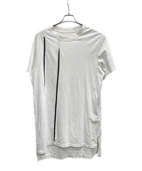 GROUND Y（グラウンドワイ）GROUND Y (グラウンドワイ) Cutting Blade Short Sleeves Cut Sew ホワイト サイズ:3の古着・服飾アイテム