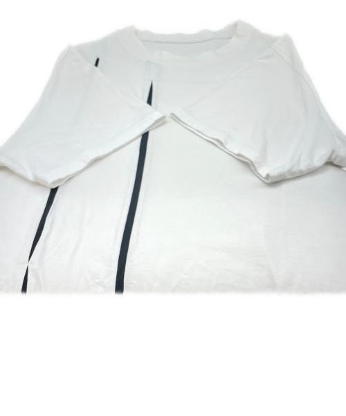 GROUND Y（グラウンドワイ）GROUND Y (グラウンドワイ) Cutting Blade Short Sleeves Cut Sew ホワイト サイズ:3の古着・服飾アイテム