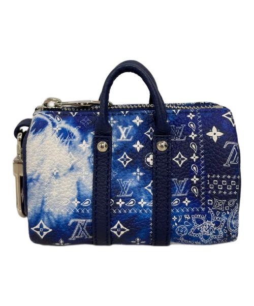 LOUIS VUITTON（ルイ ヴィトン）LOUIS VUITTON (ルイ ヴィトン) バッグチャーム ポルトクレ・ポーチ ブルーの古着・服飾アイテム
