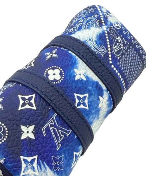 LOUIS VUITTON（ルイ ヴィトン）LOUIS VUITTON (ルイ ヴィトン) バッグチャーム ポルトクレ・ポーチ ブルーの古着・服飾アイテム