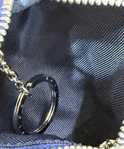 LOUIS VUITTON（ルイ ヴィトン）LOUIS VUITTON (ルイ ヴィトン) バッグチャーム ポルトクレ・ポーチ ブルーの古着・服飾アイテム