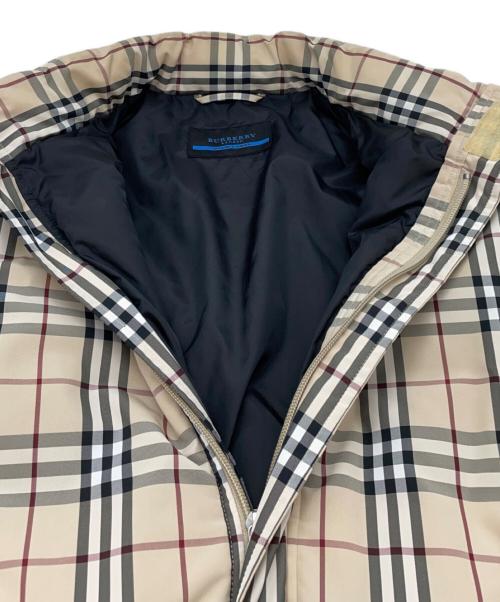 BURBERRY BLUE LABEL（バーバリーロンドンブルーレーベル）BURBERRY BLUE LABEL (バーバリーロンドンブルーレーベル) 中綿ジャケット ベージュ サイズ:Lの古着・服飾アイテム