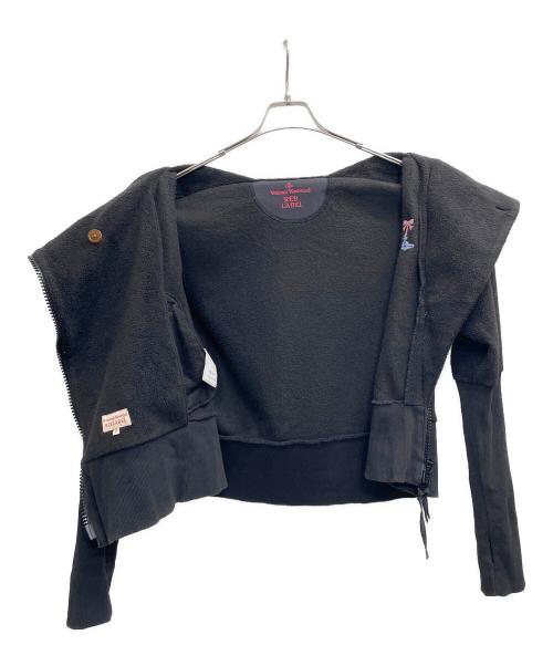Vivienne Westwood RED LABEL（ヴィヴィアンウエストウッドレッドレーベル）Vivienne Westwood RED LABEL (ヴィヴィアンウエストウッドレッドレーベル) フリースジャケット ブラック サイズ:２の古着・服飾アイテム