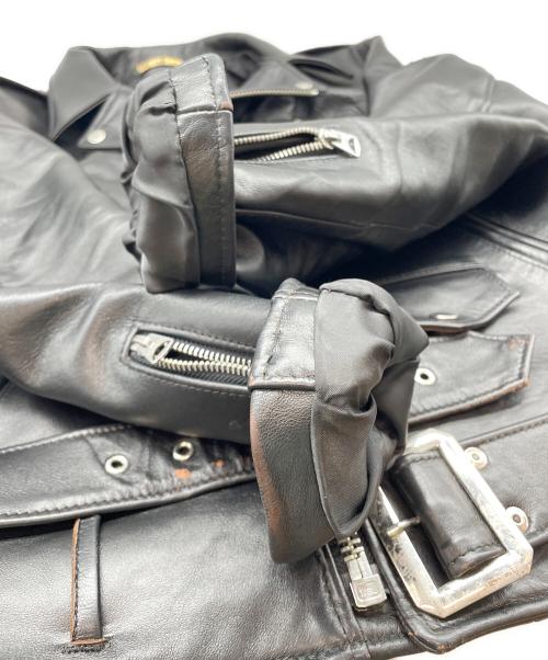 Schott（ショット）Schott (ショット) ライダースジャケット ブラック サイズ:42の古着・服飾アイテム