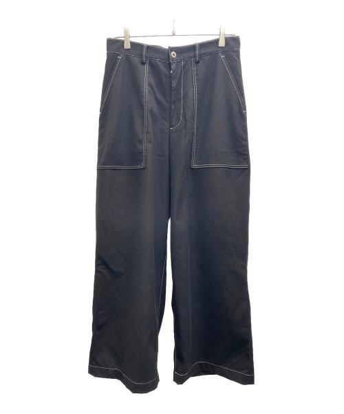 neucon（ニューコン）neucon (ニューコン) バギーパンツ ブラック サイズ:2の古着・服飾アイテム