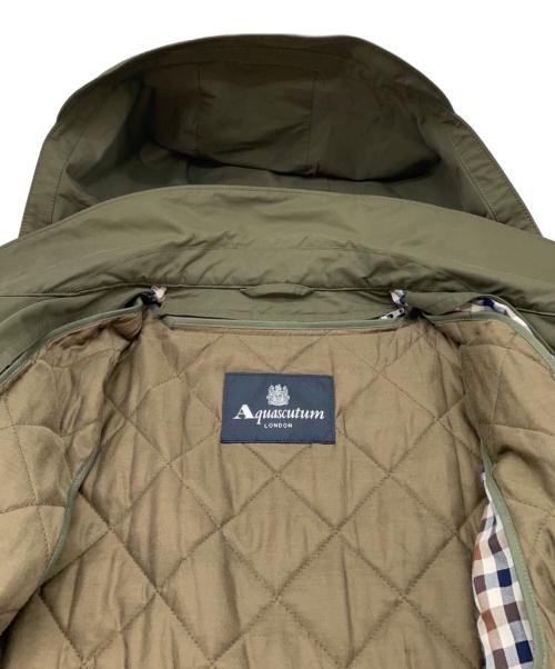 Aquascutum（アクアスキュータム）Aquascutum (アクアスキュータム) ライナー付コート カーキ サイズ:表記無しの古着・服飾アイテム
