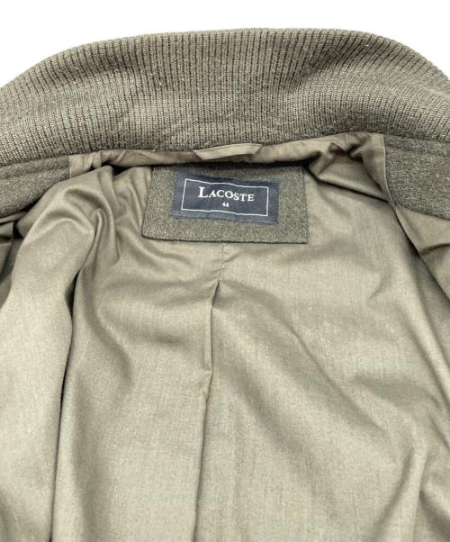 LACOSTE（ラコステ）LACOSTE (ラコステ) ウールジャケット カーキ サイズ:48の古着・服飾アイテム