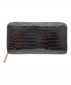 GAUDIEガウディ）の古着「ラウンドファスナー財布」｜ブラック