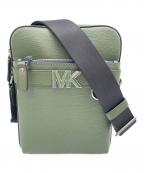 MICHAEL KORSマイケル・コース）の古着「Hudson Crossgrain Leather Flight Bag」｜グリーン