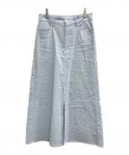 DEUXIEME CLASSEドゥーズィエム クラス）の古着「ロングスカート」｜スカイブルー