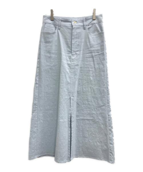 DEUXIEME CLASSE（ドゥーズィエム クラス）DEUXIEME CLASSE (ドゥーズィエム クラス) ロングスカート スカイブルー サイズ:38の古着・服飾アイテム