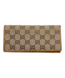 GUCCI（グッチ）の古着「長財布 GG」｜ベージュ