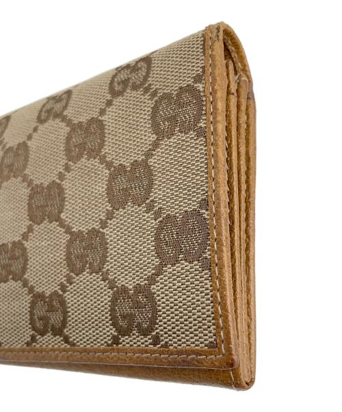 GUCCI（グッチ）GUCCI (グッチ) 長財布 GG ベージュの古着・服飾アイテム