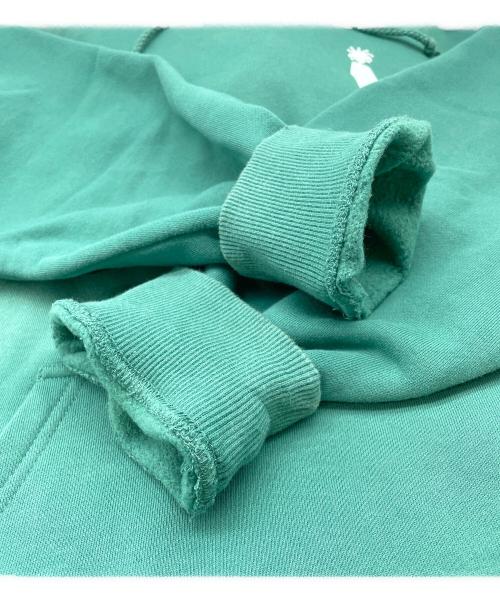 stussy（ステューシー）stussy (ステューシー) プルオーバーパーカー グリーン サイズ:Mの古着・服飾アイテム