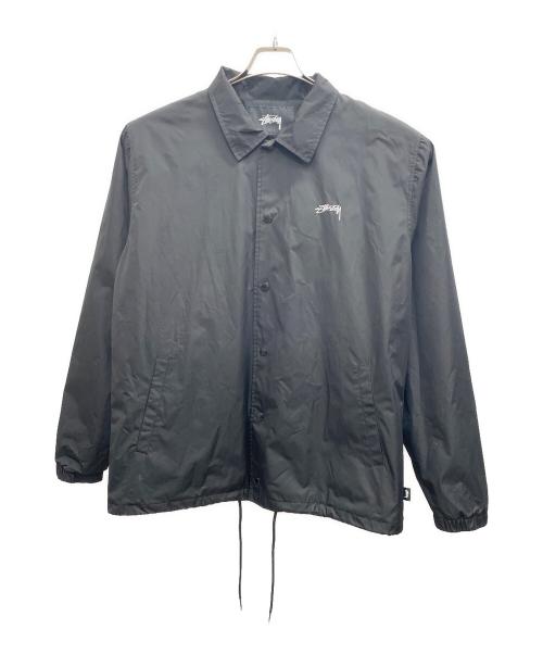 stussy（ステューシー）stussy (ステューシー) コーチジャケット ブラック サイズ:Lの古着・服飾アイテム