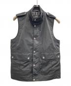 BURBERRY BLACK LABELバーバリーブラックレーベル）の古着「ベスト」｜ブラック