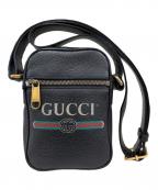GUCCIグッチ）の古着「ショルダーバッグ」｜ブラック