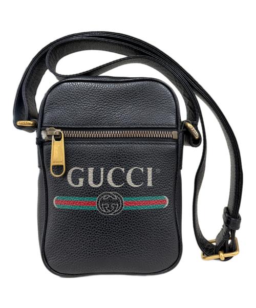 GUCCI（グッチ）GUCCI (グッチ) ショルダーバッグ ブラックの古着・服飾アイテム