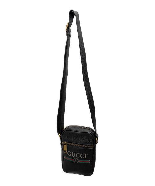 GUCCI（グッチ）GUCCI (グッチ) ショルダーバッグ ブラックの古着・服飾アイテム