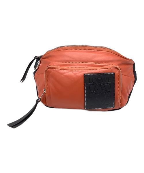 LOEWE（ロエベ）LOEWE (ロエベ) ボディバッグ オレンジ×ブラックの古着・服飾アイテム