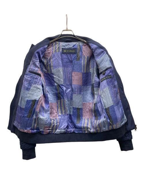 ETRO（エトロ）ETRO (エトロ) MA-1ジャケット ネイビー サイズ:Sの古着・服飾アイテム