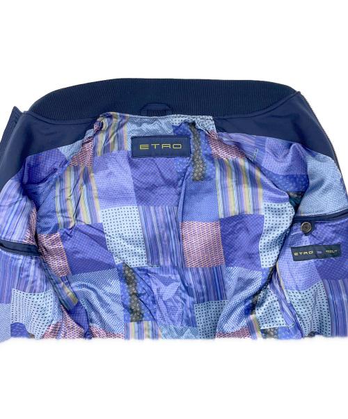 ETRO（エトロ）ETRO (エトロ) MA-1ジャケット ネイビー サイズ:Sの古着・服飾アイテム