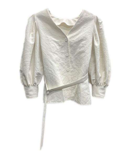 MAISON SPECIAL（メゾンスペシャル）MAISON SPECIAL (メゾンスペシャル) 長袖ブラウス アイボリー サイズ:Mの古着・服飾アイテム