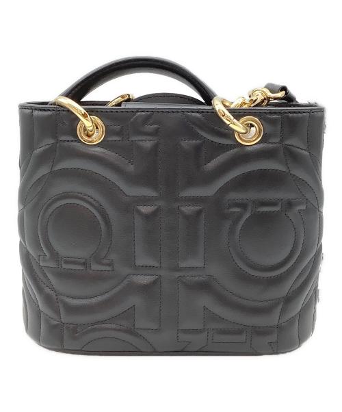 Salvatore Ferragamo（サルヴァトーレ フェラガモ）Salvatore Ferragamo (サルヴァトーレ フェラガモ) ショルダーバッグ ブラックの古着・服飾アイテム