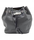 LONGCHAMPロンシャン）の古着「巾着ショルダーバッグ」｜ブラック