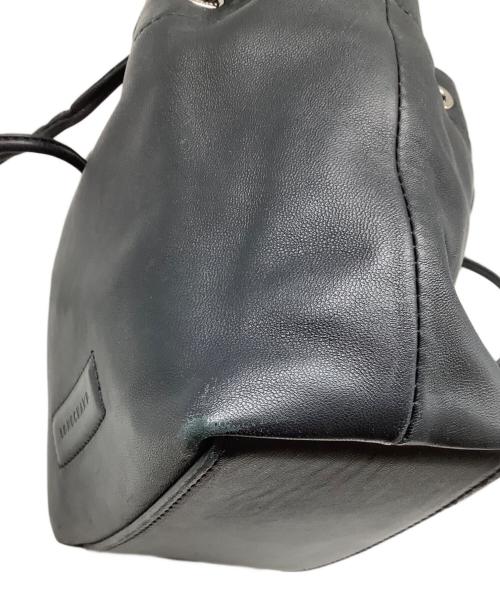 LONGCHAMP（ロンシャン）LONGCHAMP (ロンシャン) 巾着ショルダーバッグ ブラックの古着・服飾アイテム