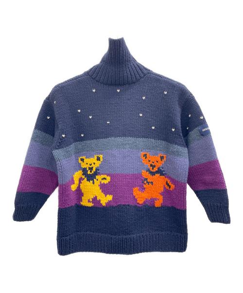 DESCENDANT（ディセンダント）DESCENDANT (ディセンダント) カウチンニットカーディガン ネイビー サイズ:1の古着・服飾アイテム