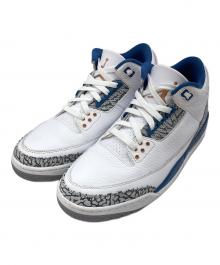 NIKE（ナイキ）の古着「Nike Air Jordan 3 Retro "True Blue and Copper" ナイキ エアジョーダン3 レトロ "トゥルーブルー アンド コッパー"」｜ホワイト×ブルー