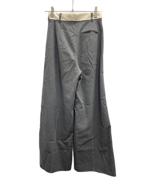 MAISON SPECIAL（メゾンスペシャル）MAISON SPECIAL (メゾンスペシャル) タックパンツ グレー サイズ:Sの古着・服飾アイテム