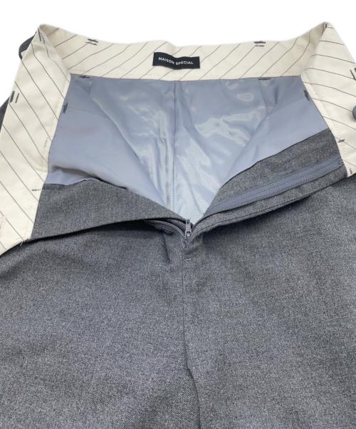 MAISON SPECIAL（メゾンスペシャル）MAISON SPECIAL (メゾンスペシャル) タックパンツ グレー サイズ:Sの古着・服飾アイテム
